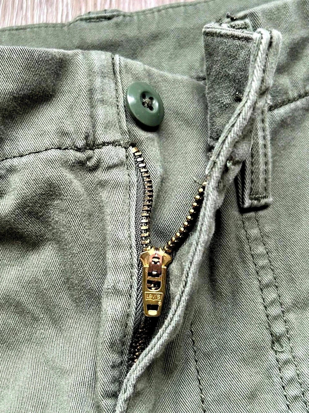 RARE Levi's 80s OG 107 baker pants in Green 26x26 - Picture 6 of 8